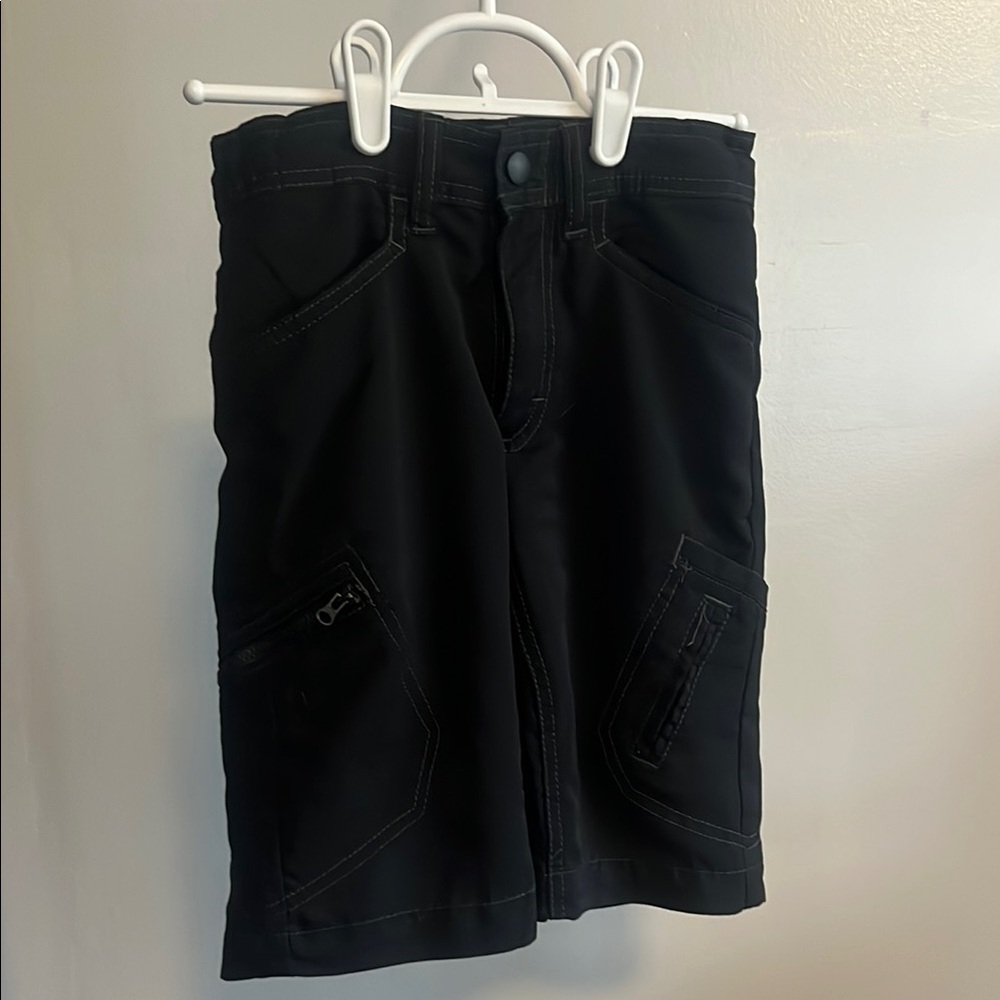 Lee Black Casual Knee-Length Shorts